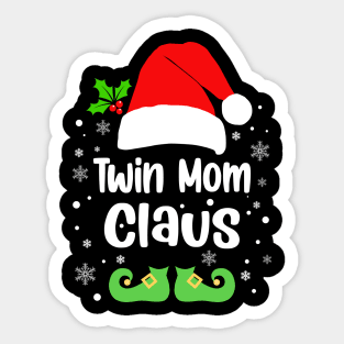 Twin Mom Claus Sticker